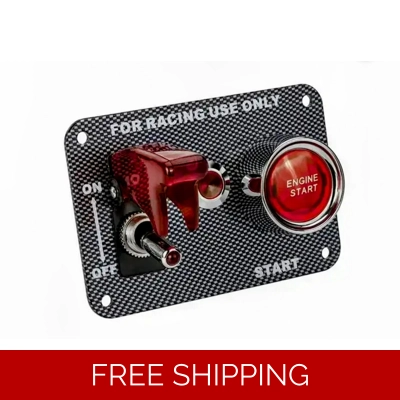 Igntion push button w/toggle and relay